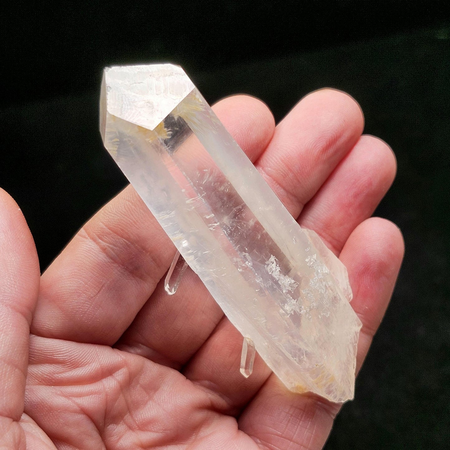 Blue Smoke Lemurian 58g with Manifestation Inclusion