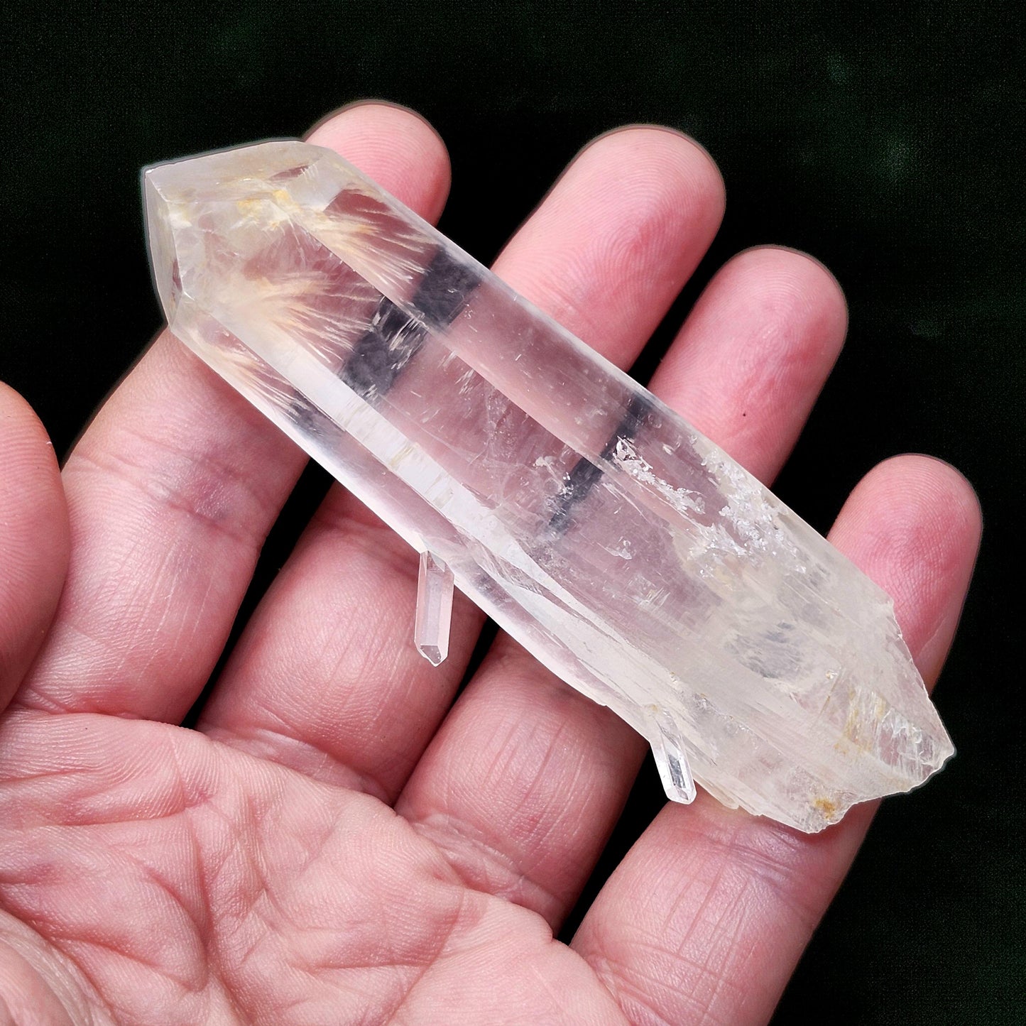 Blue Smoke Lemurian 58g with Manifestation Inclusion