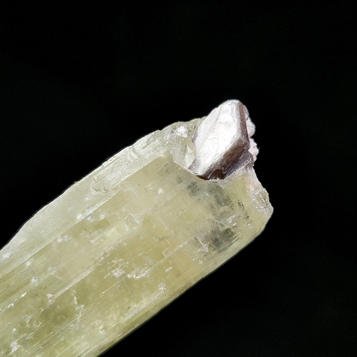 Heliodor Crystal Specimen 38.0g, LARGE Heliodor from Brazil, Golden Beryl