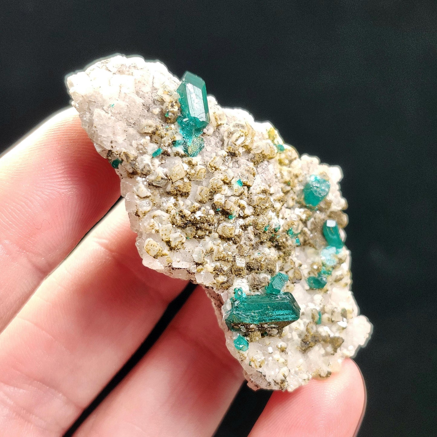 Dioptase Crystal 27.9g