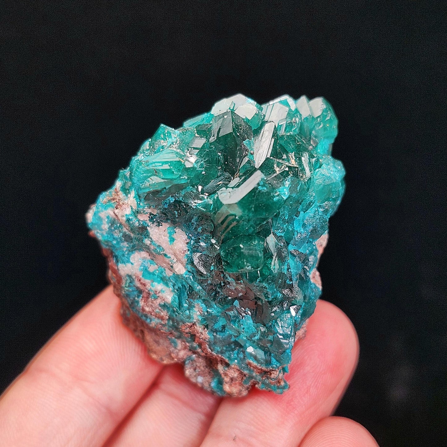 Dioptase Crystal 50.7g