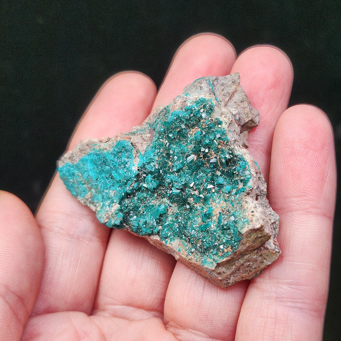 Dioptase Crystal 33g