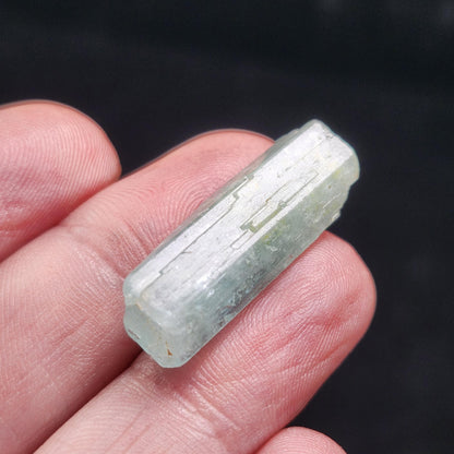 Terminated Aquamarine Crystal from Nigeria 3.55g, Nigerian Emerald Aquamarine, Vanadium Beryl