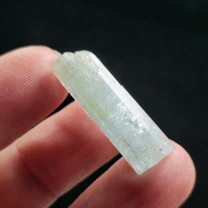 Terminated Aquamarine Crystal from Nigeria 3.55g, Nigerian Emerald Aquamarine, Vanadium Beryl