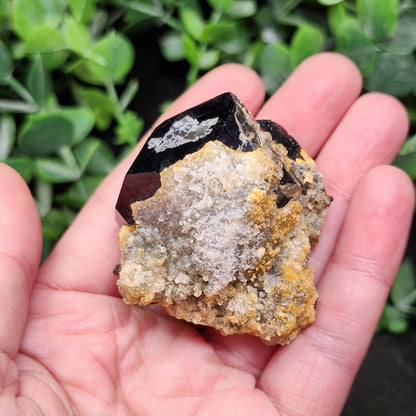 Hyalite Opal & Black Tourmaline 87g