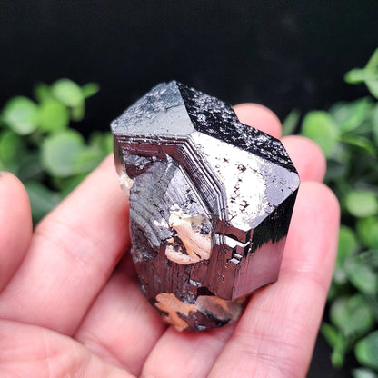 Hyalite Opal & Black Tourmaline 97g