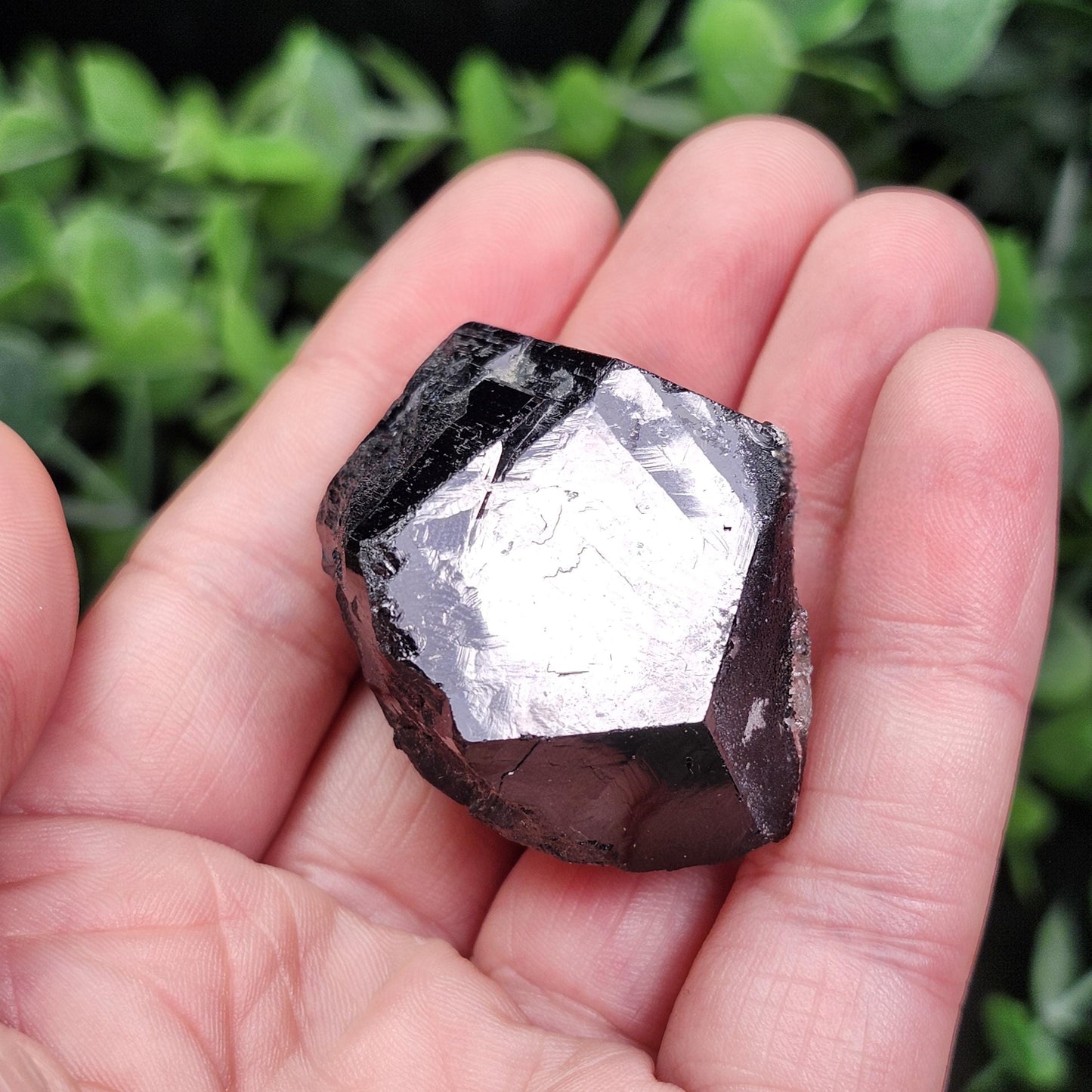 Hyalite Opal & Black Tourmaline 54g