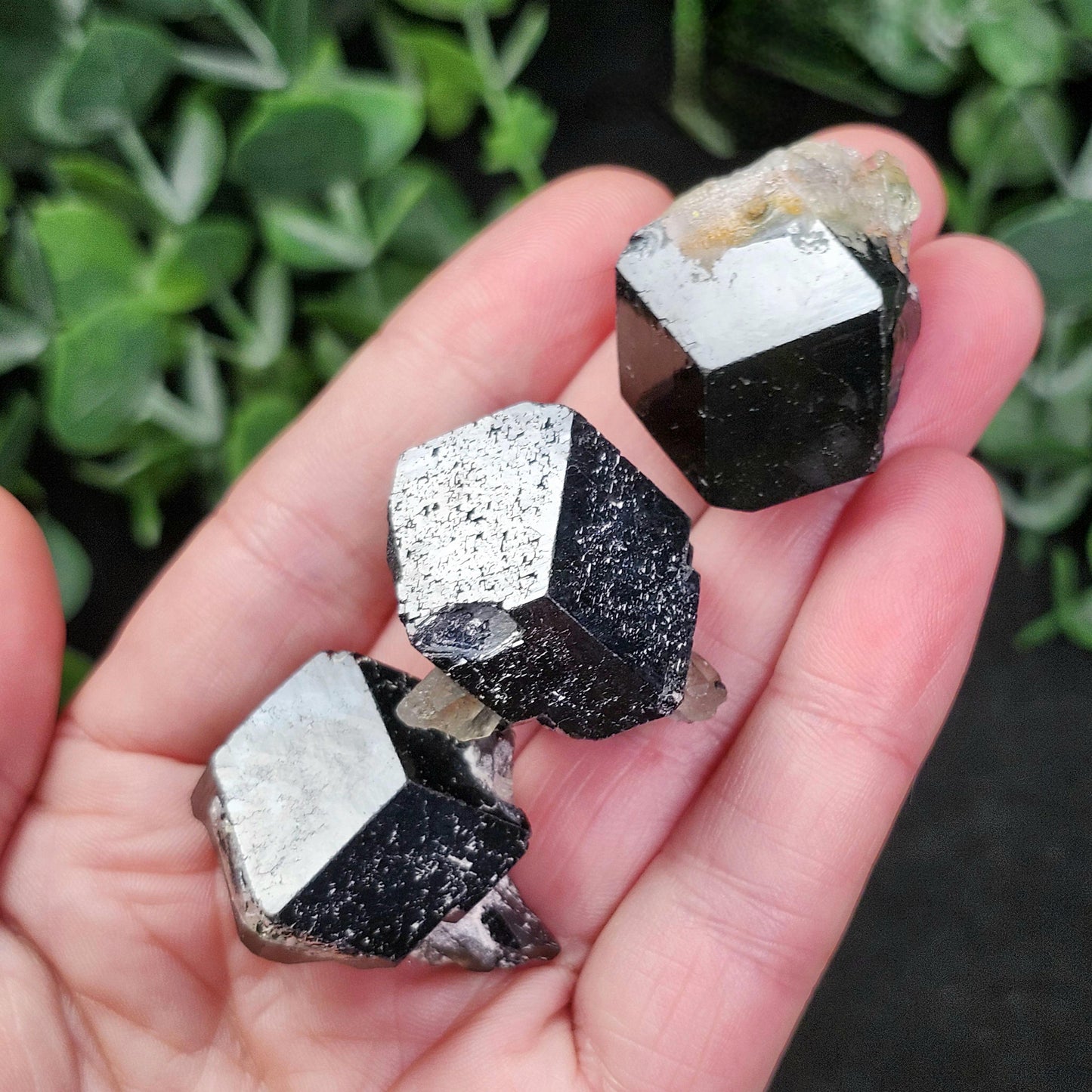 Hyalite Opal & Black Tourmaline