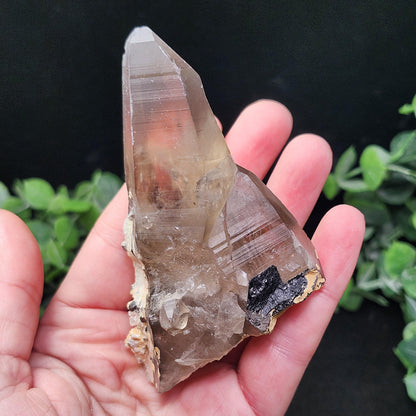 Hyalite Opal Smoky Quartz 149g