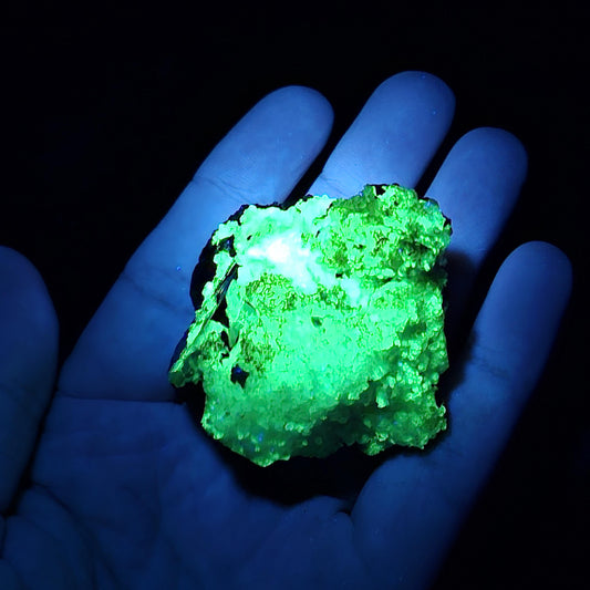 Hyalite Opal & Black Tourmaline 87g