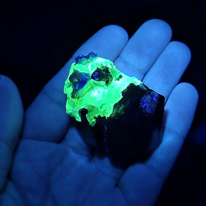 Hyalite Opal & Black Tourmaline 60g