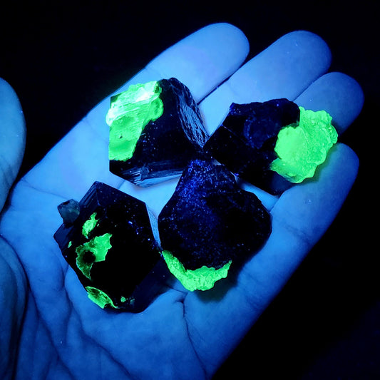 Hyalite Opal & Black Tourmaline