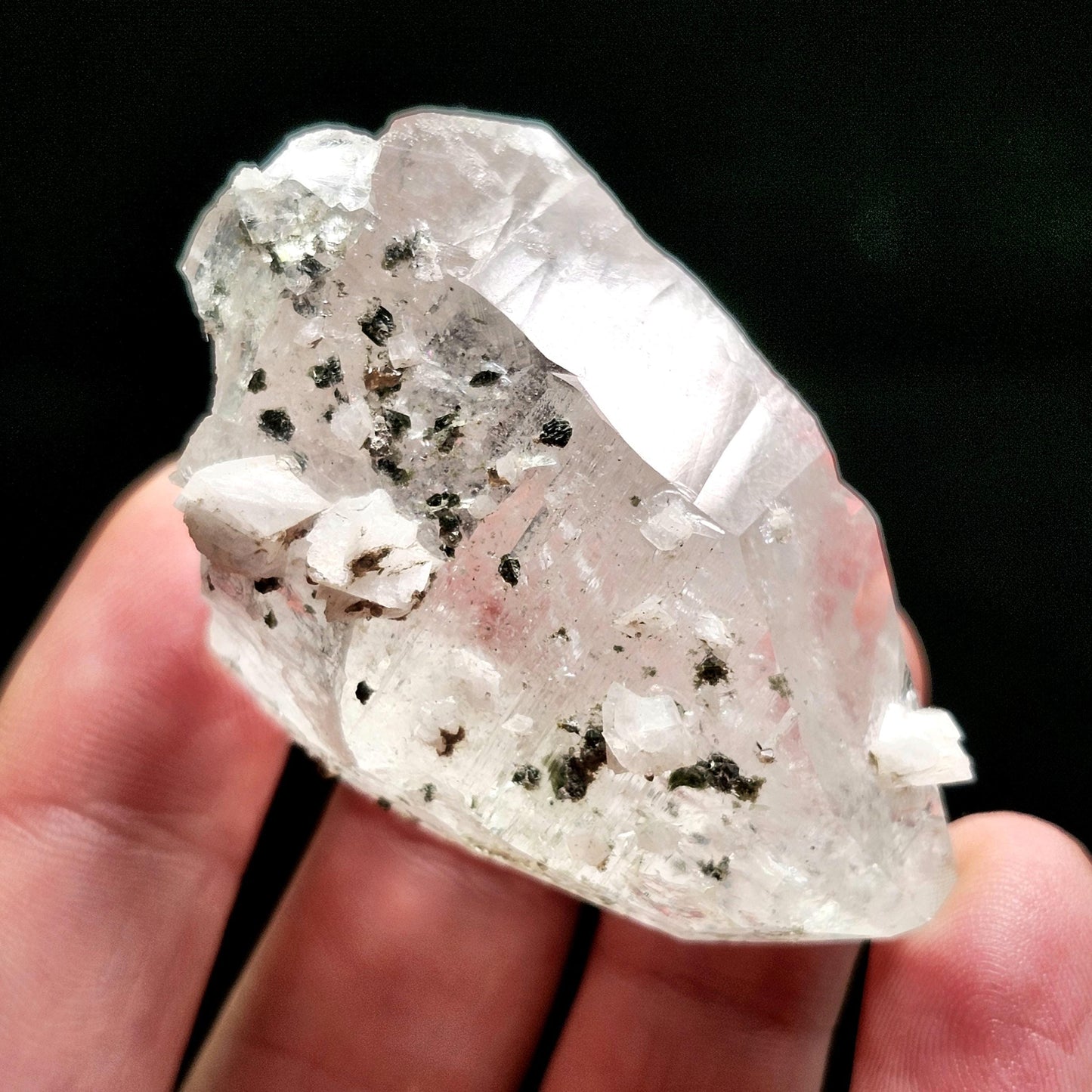 Swiss Elestial Quartz Crystal 43g