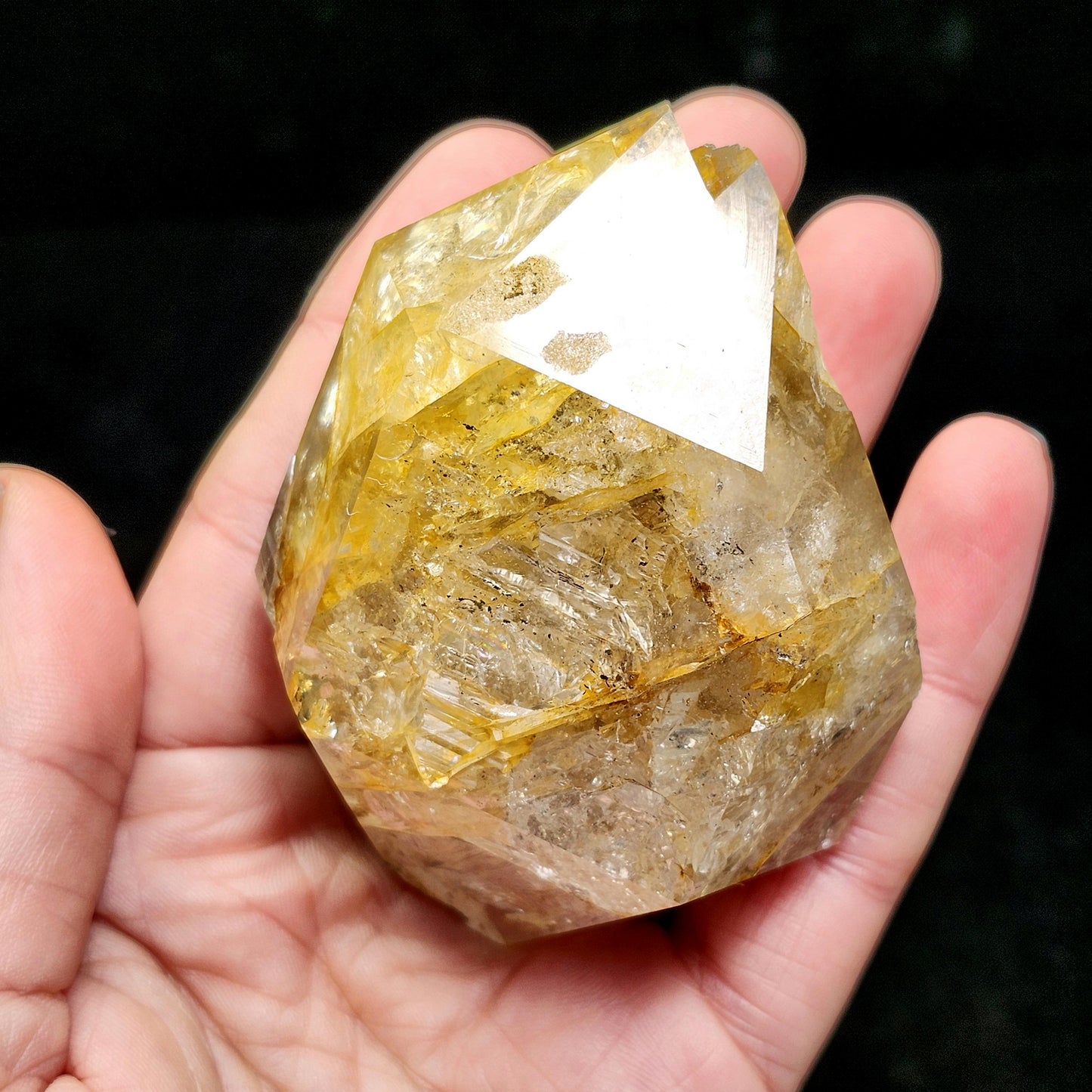 Golden Herkimer Diamond 199g