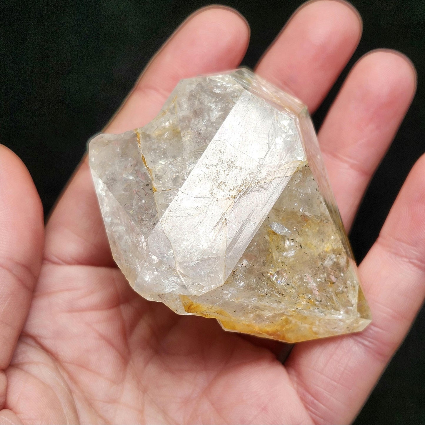 Golden Herkimer Diamond 138g