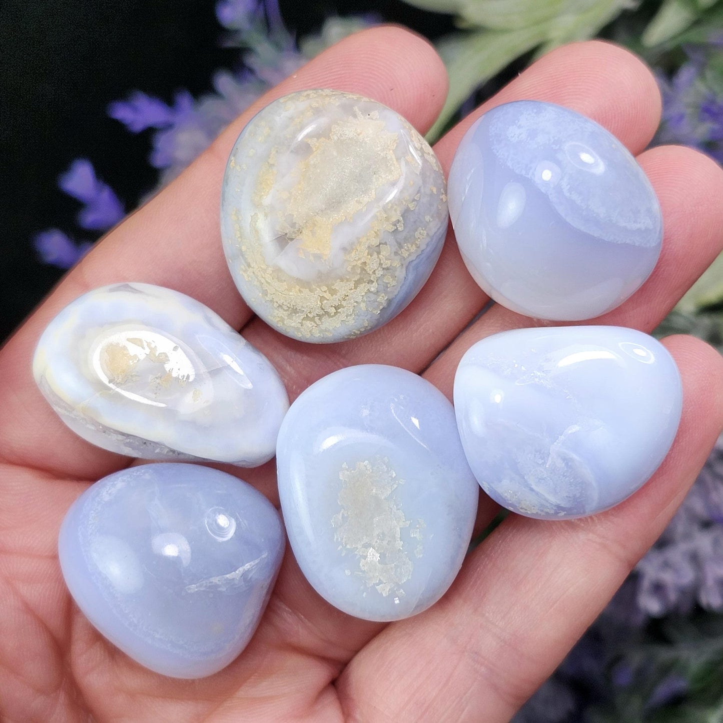 Blue Lace Agate Stone