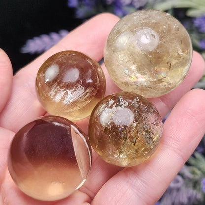 Natural Citrine Sphere
