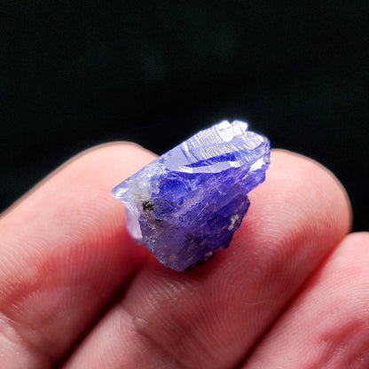 Blue Tanzanite Crystal 3g