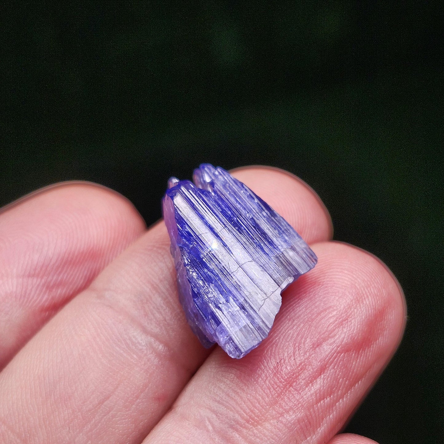 Blue Tanzanite Crystal 3g