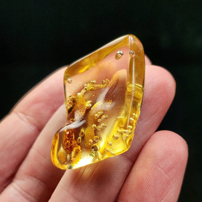 MOVING Enhydro AMBER with Bugs 3.7g