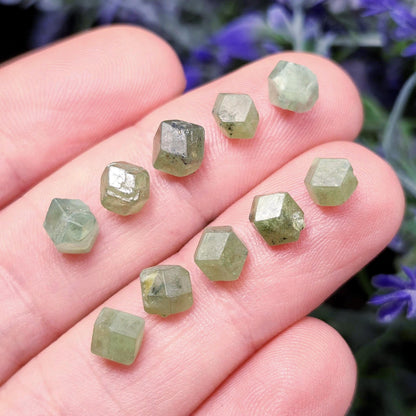 Green Demantoid Garnet Crystal OLD STOCK Specimens