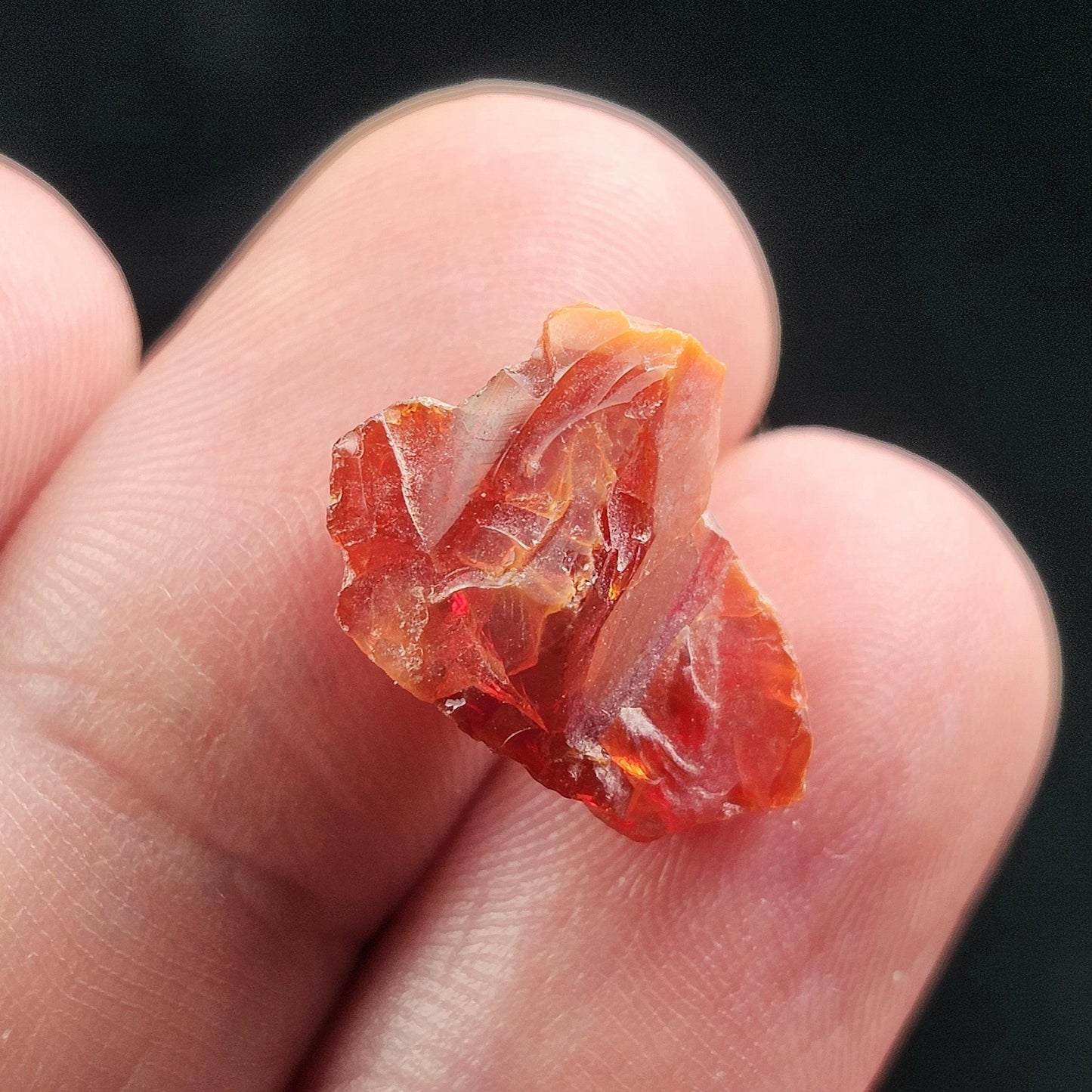 Mexican Fire Agate Crystal, High