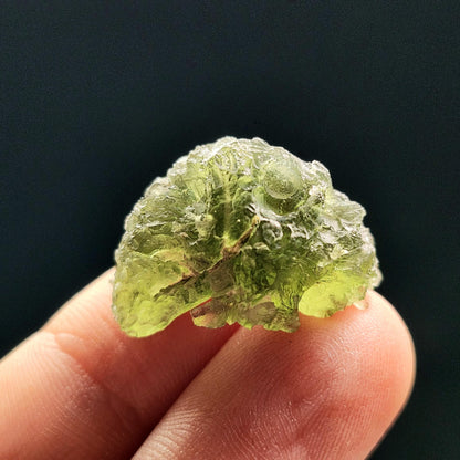 Genuine Moldavite Specimen 3.73g, Raw Authentic Moldavite Stone