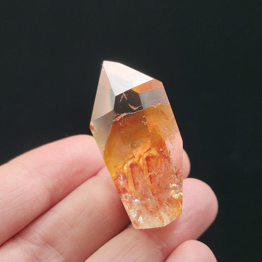 Red Hematoid Quartz Crystal Tower