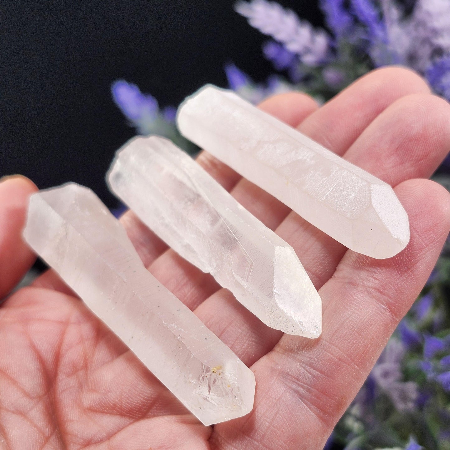 Angel Chime Frosted Quartz Crystal