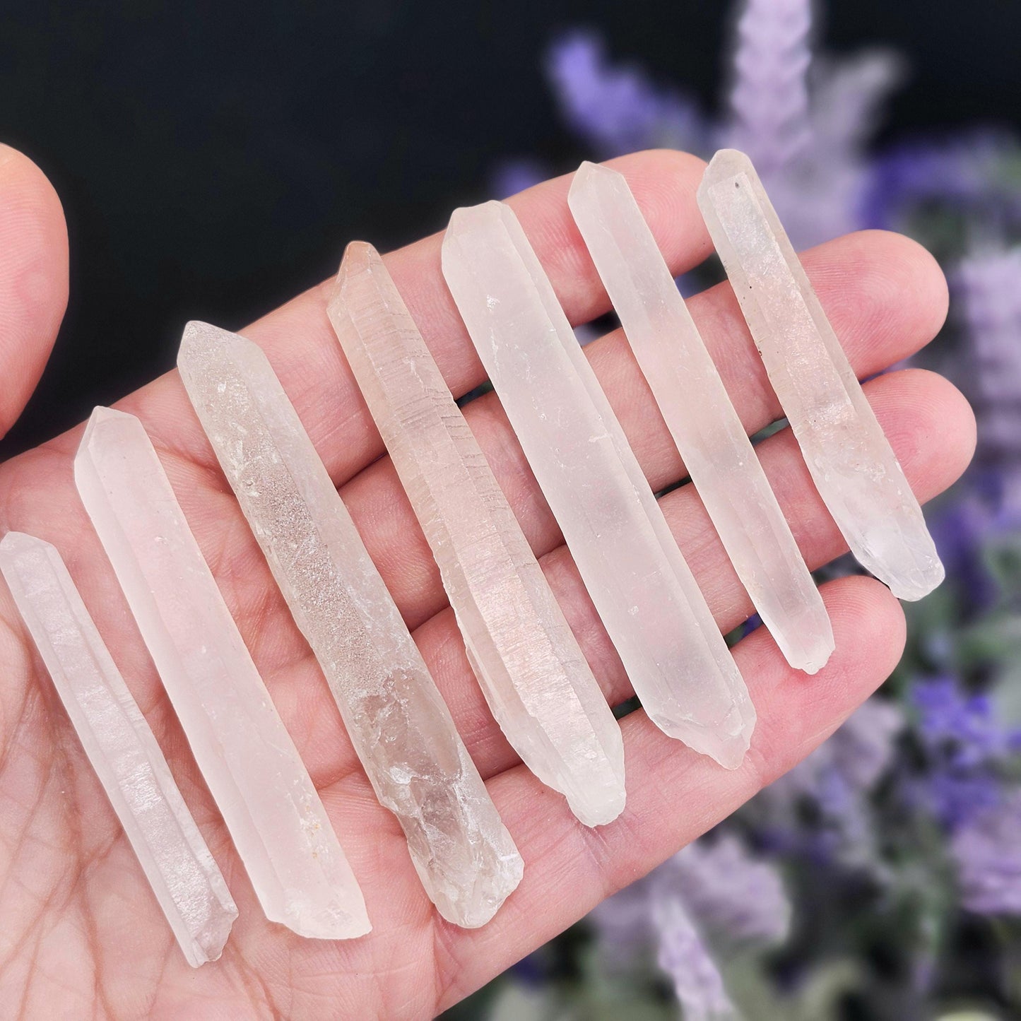 Angel Chime Frosted Quartz Crystal