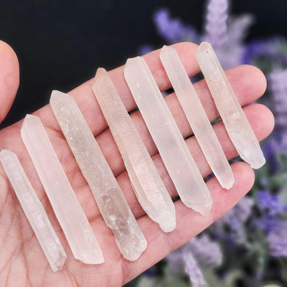 Angel Chime Frosted Quartz Crystal
