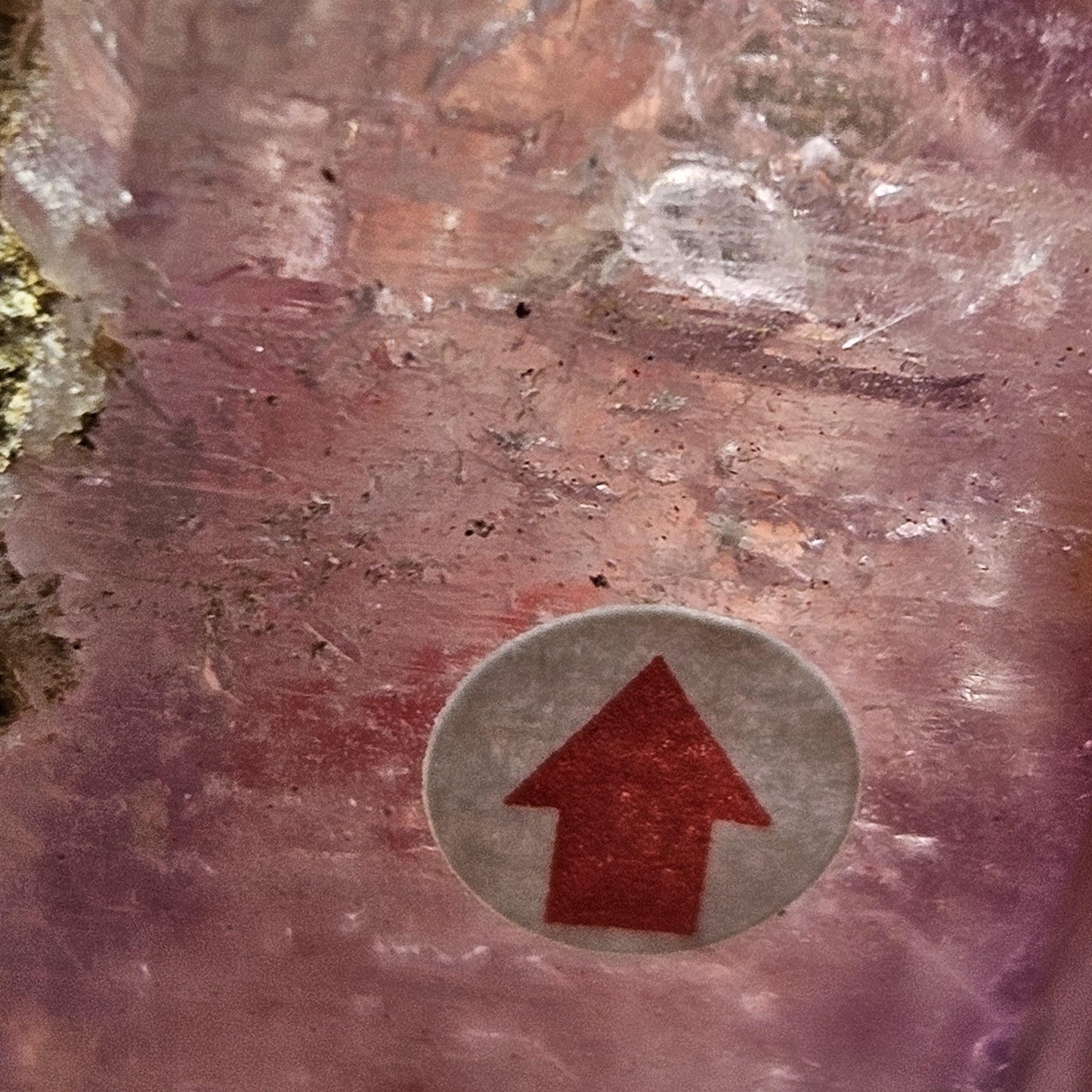 Enhydro Amethyst Crystal, Two MOVING Water Bubbles (28g)