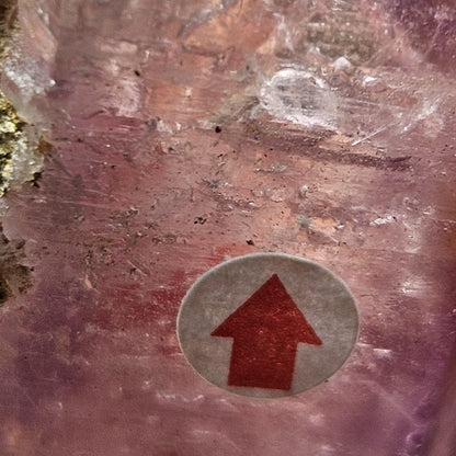 Enhydro Amethyst Crystal, Two MOVING Water Bubbles (28g)
