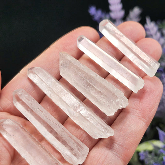 Laser Quartz Wand Crystal, Brazilian Quartz Points