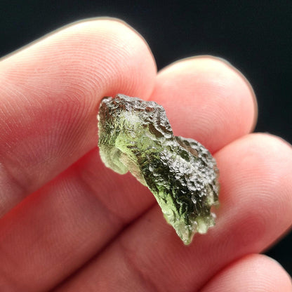 Moldavite Specimen 1.60g, Genuine Moldavite Tektite