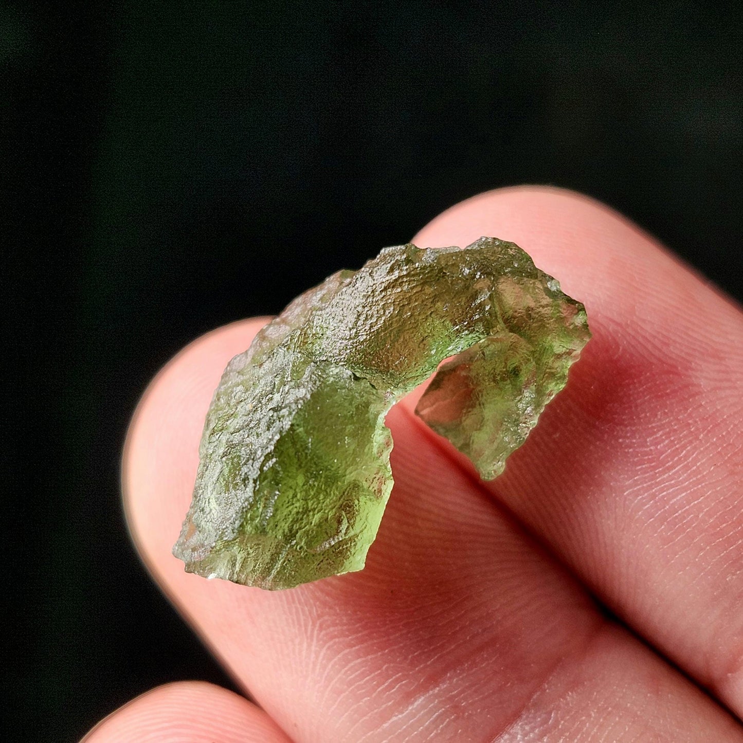 Moldavite Specimen 1.60g, Genuine Moldavite Tektite