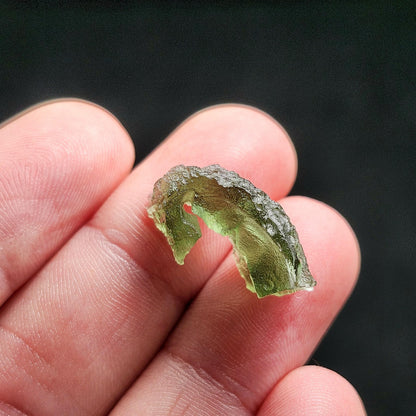 Moldavite Specimen 1.60g, Genuine Moldavite Tektite
