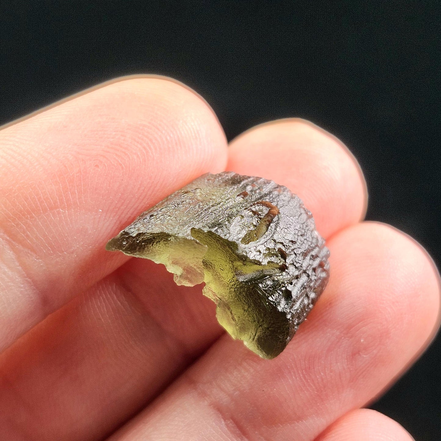 Moldavite Specimen 2g