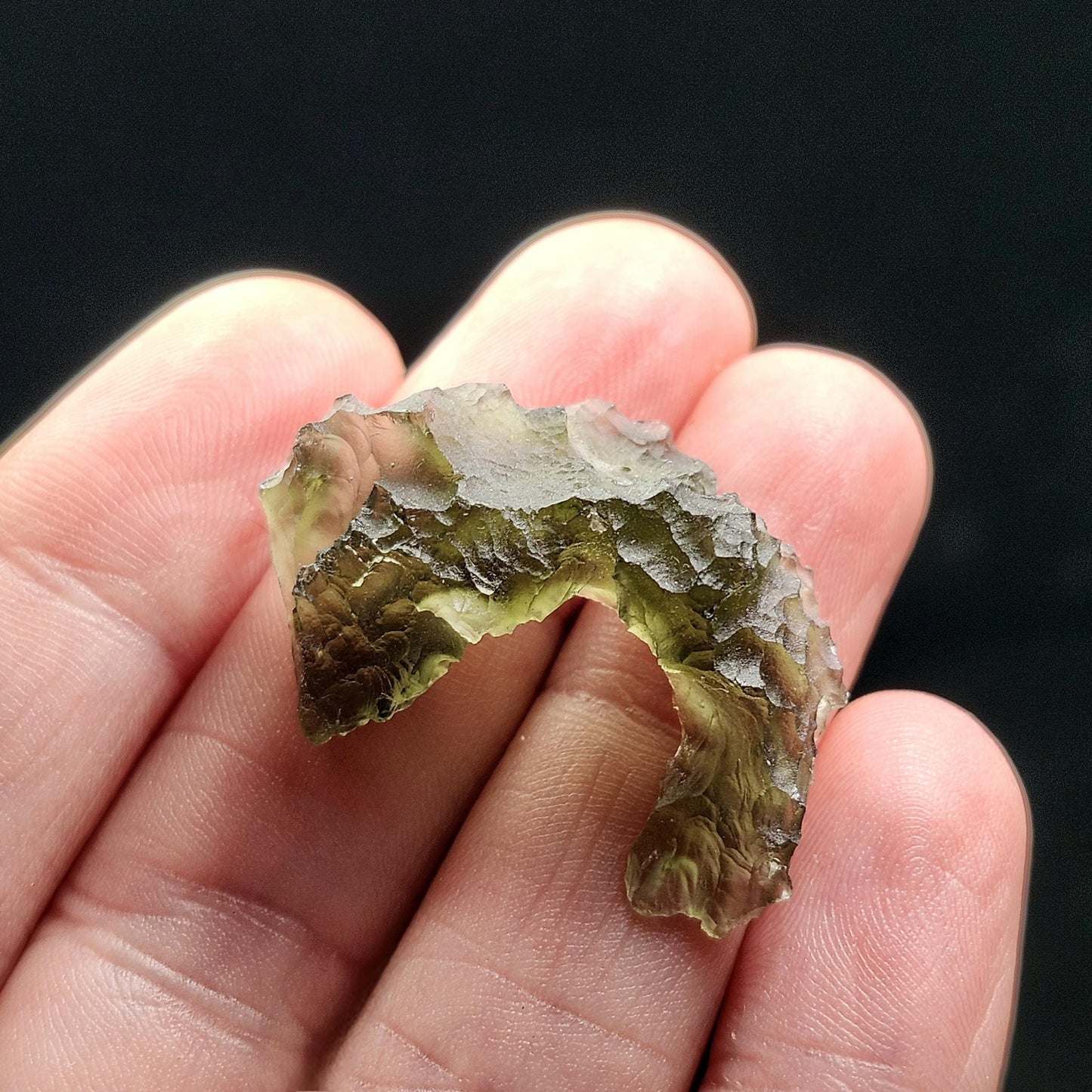 Moldavite Specimen 4.18g, Authentic Moldavite Crystal