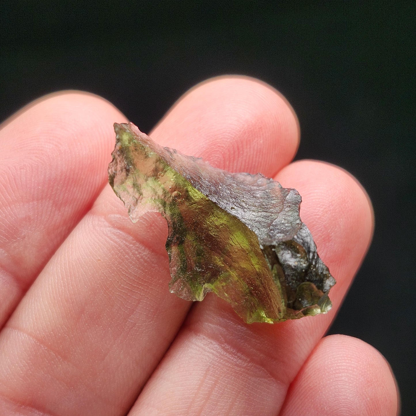 Authentic Moldavite Tektite Specimen 2.17g