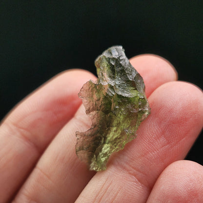Authentic Moldavite Tektite Specimen 2.17g