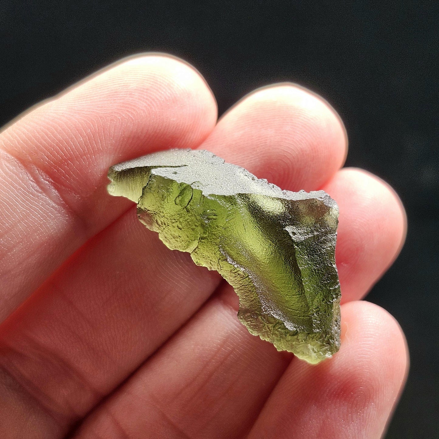 Moldavite Raw Specimen 3.98g