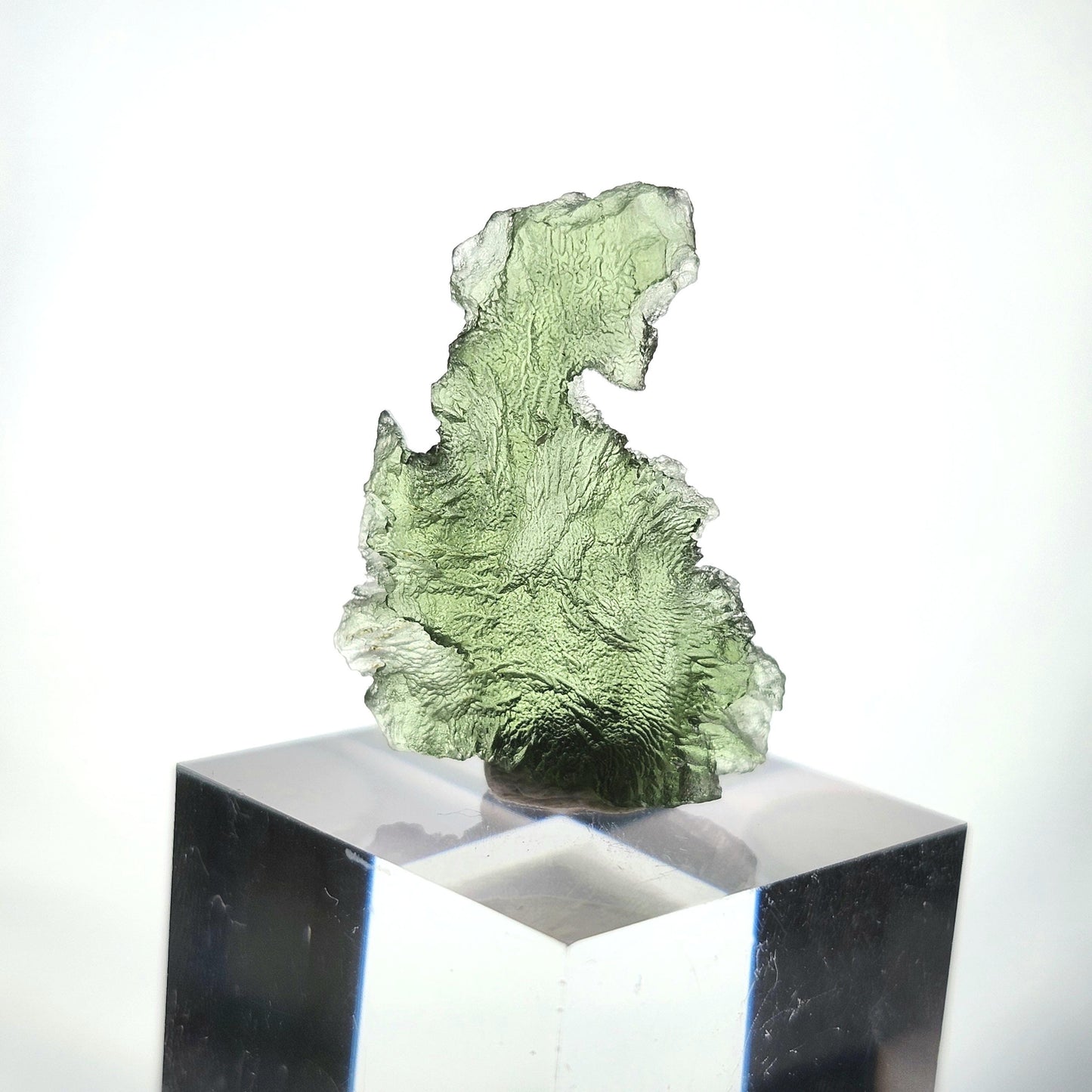 Moldavite Crystal Specimen 2.34g