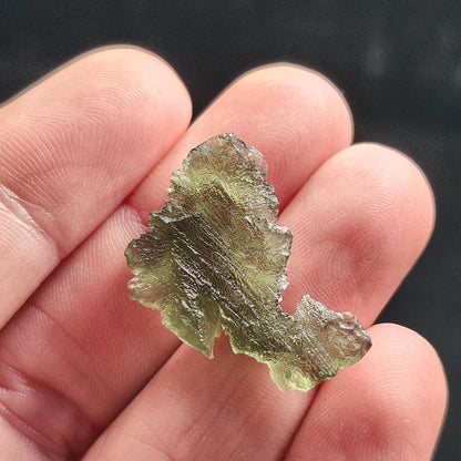 Moldavite Crystal Specimen 2.34g