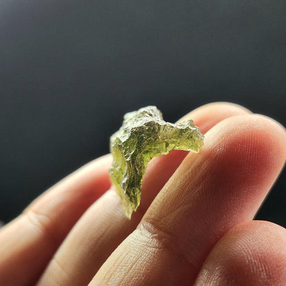 Moldavite 1.9g with Natural HOLE