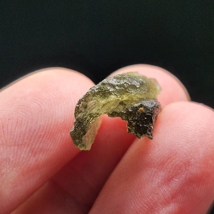 Moldavite 1.3g with Natural HOLE
