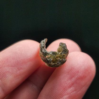 Moldavite 1.3g with Natural HOLE