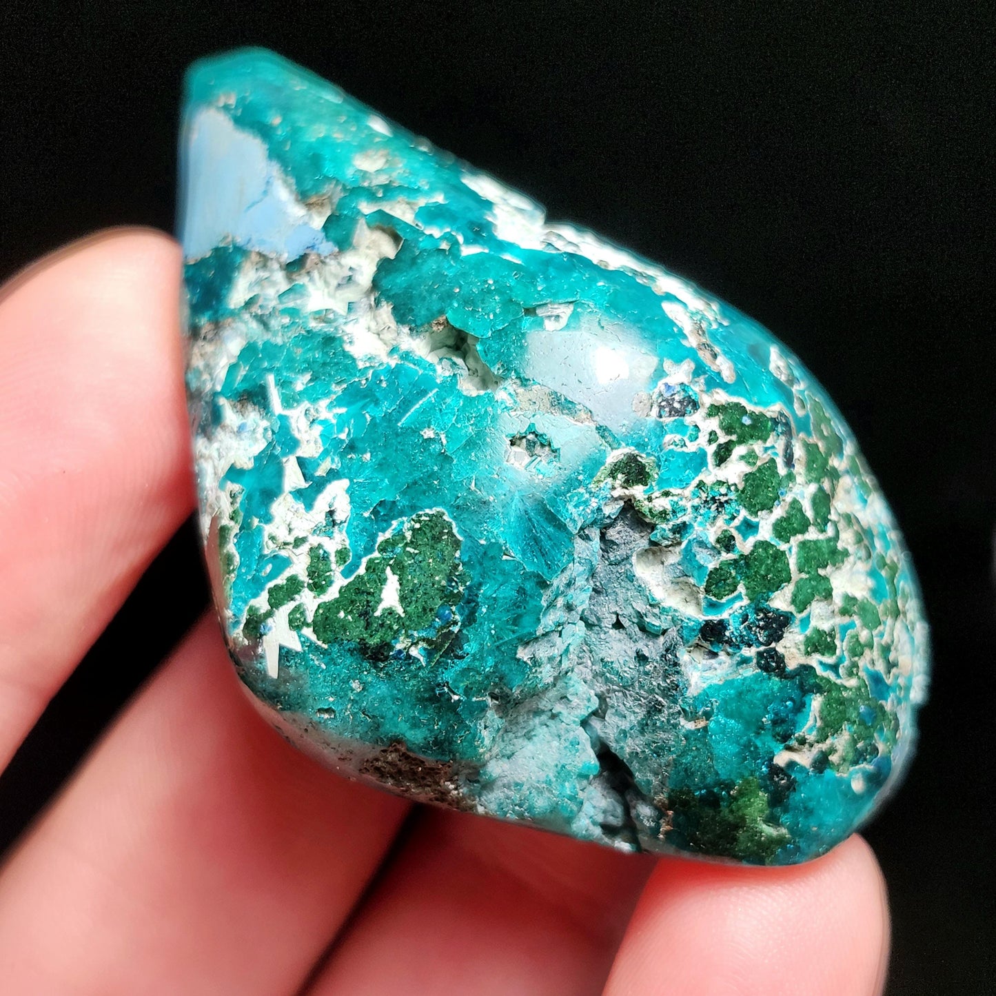 Dioptase Crystal Specimen 44g: Congo Green Gemstone