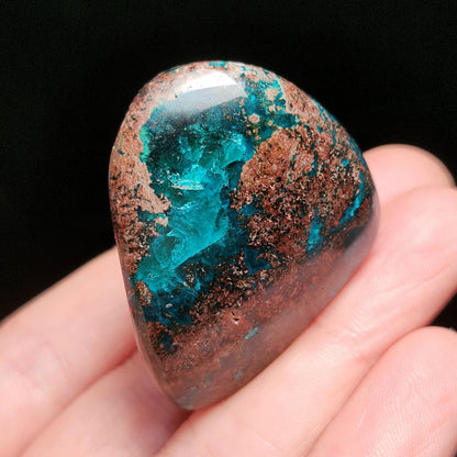 Dioptase Crystal Specimen 43g: Congo Green Gemstone