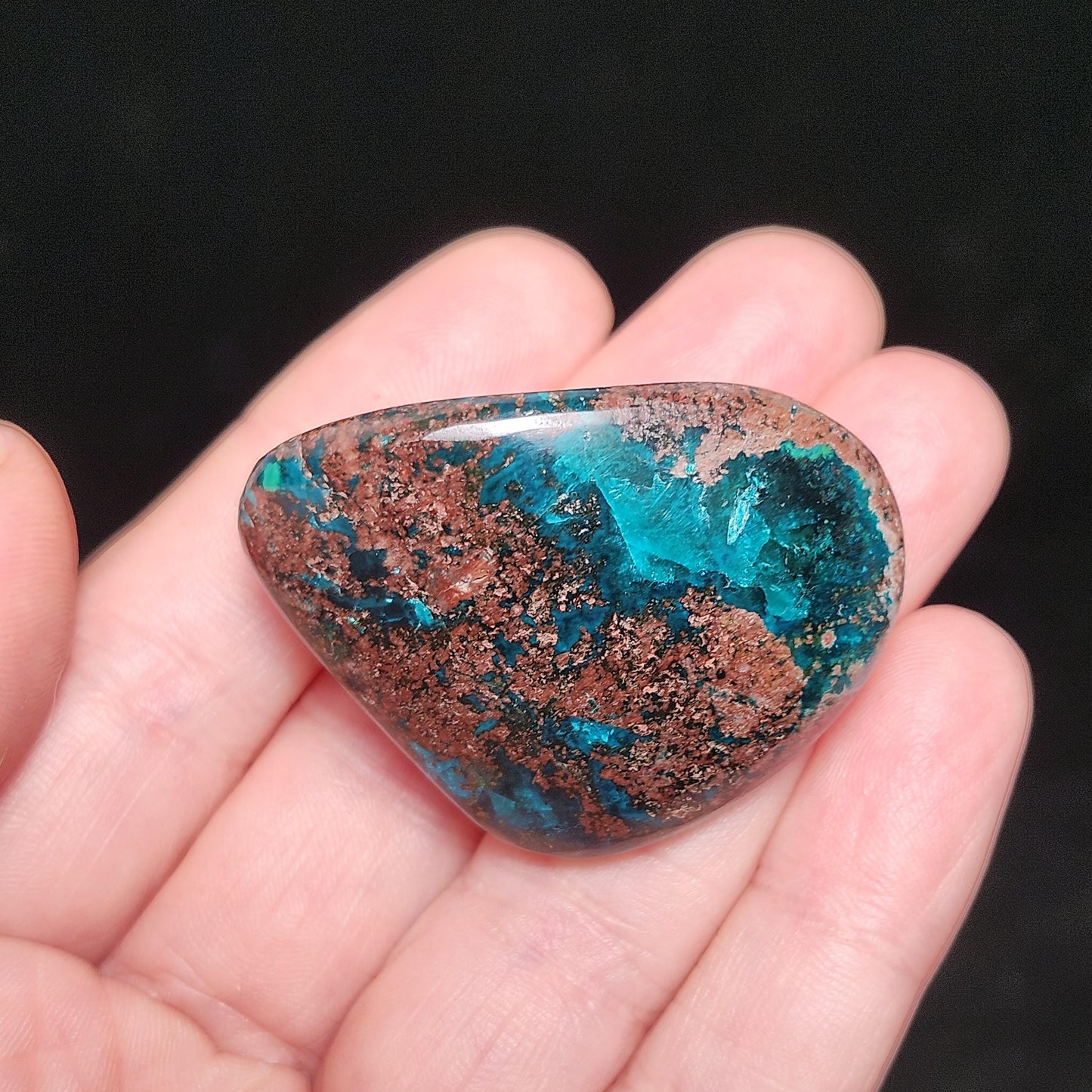 Dioptase Crystal Specimen 43g: Congo Green Gemstone